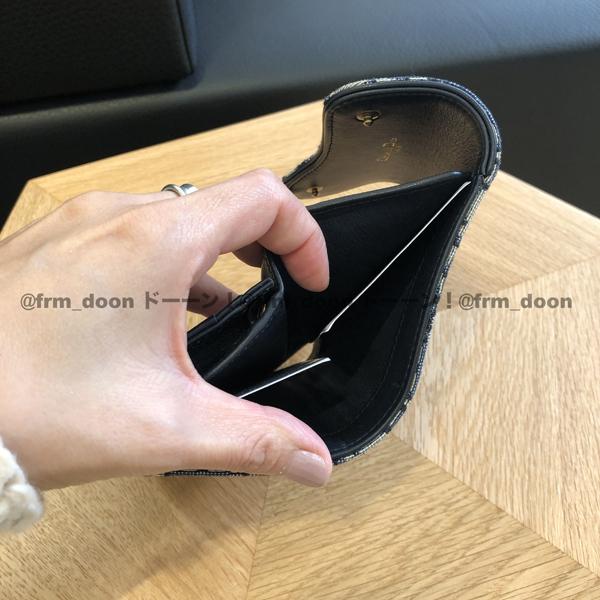 【Dior財布コピー】定番人気 Dior Oblique “Saddle” 三つ折り財布 20040319